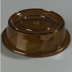 1989E13 European Pin-Fired Plate Cover 10-3/16" to 10-1/4" 10.25" - Amber