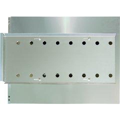 DXPER18L Dinex® Enclosed Rack Display Cabinet - Left-Hinged  - Silver