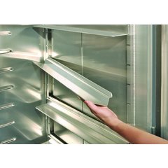 DXP1012U Dinex® Insulated Aluminum Heated Proofer Cabinet - Universal Shelving  - Silver