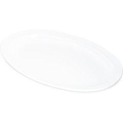 KL12602 Kingline™ Melamine Oval Platter Tray 13.5" x 9.75" - White