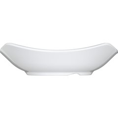 794202 Melamine Flared Rim Square Dish Bowl 5.25" - White