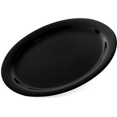 4350103 Dallas Ware® Melamine Dinner Plate 9" - Black