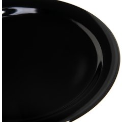 4350103 Dallas Ware® Melamine Dinner Plate 9" - Black