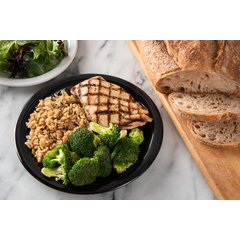 4350103 Dallas Ware® Melamine Dinner Plate 9" - Black