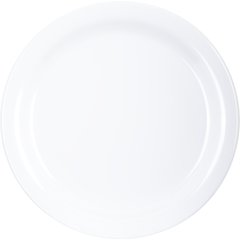 4350102 Dallas Ware® Melamine Dinner Plate 9" - White