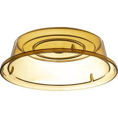 1989E13 European Pin-Fired Plate Cover 10-3/16" to 10-1/4" 10.25" - Amber