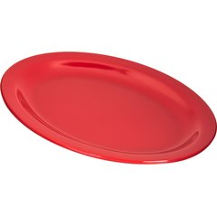KL12705 Kingline™ Melamine Oval Platter Tray 12" x 9" - Red