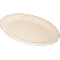 KL12725 Kingline™ Melamine Oval Platter Tray 12" x 9" - Tan