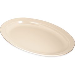 KL12625 Kingline™ Melamine Oval Platter Tray 13.5" x 9.75" - Tan