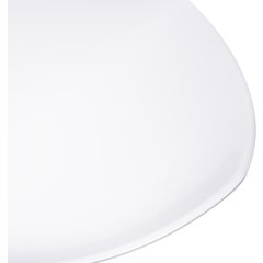 4330602 Melamine Upturned Corner Medium Square Plate 9.5" - White