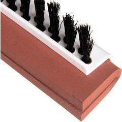 36781800 Neoprene Rubber Squeegee w/Bristles 18" - Red