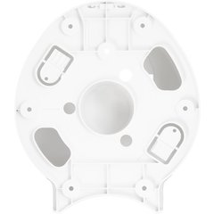 R2070WHCL Summit Single 9" Jumbo Bath Tissue Dispenser, 3.25" core, White/Clear  - White