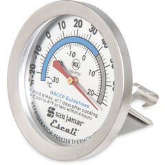 THDLRFSS Refrigerator / Freezer Thermometer NSF Listed  - Silver