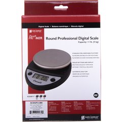 SCDGP11BK NSF LISTED DIGITAL SCALE 11 LB / 5 KG -BK (OPTNL P  - Black