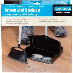 Duo-Pan Lobby Broom & Dust Pan