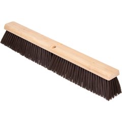 36622403 Flo-Pac® Polypropylene Sweep With Heavy Polypropylene Center 24" - Brown