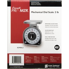 SCMDL2 NSF LISTED MS-SERIES DIAL SCALE 2 LB / 32 OZ  - Stainless Steel