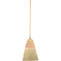 4063400 5-Stitch Janitor (#26) - 100% Corn Broom 56" - Tan