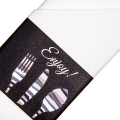 DXCTCADNS1003 Napkin Sleeve 16" x 16" (300/cs) - Black