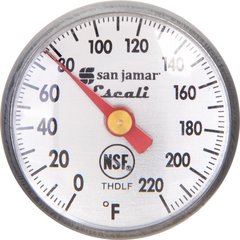 THDLF Instant Read Dial Thermometer NSF Listed (Fahrenheit)  - Silver