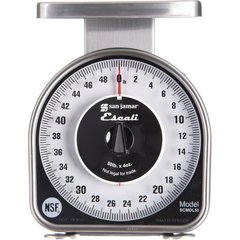 SCMDL50 NSF LISTED MS-SERIES DIAL SCALE 50 LB  - Stainless Steel