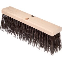 3611301801 18" Heavy Polypropylene Sweep 18" - Brown
