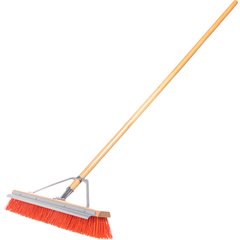 36952424 Flo-Pac® Polypropylene Sweep With Steel Scraper Blade 24" - Orange