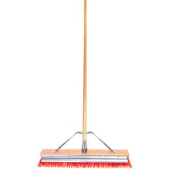 36952424 Flo-Pac® Polypropylene Sweep With Steel Scraper Blade 24" - Orange
