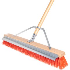 36952424 Flo-Pac® Polypropylene Sweep With Steel Scraper Blade 24" - Orange