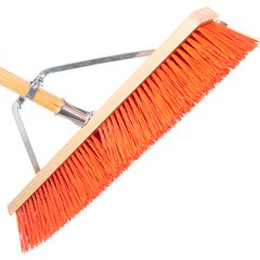 36952424 Flo-Pac® Polypropylene Sweep With Steel Scraper Blade 24" - Orange