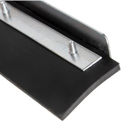 36324C00 24" Curved End Black Rubber Squeegee 24" - Black