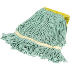 369472B09 Flo-Pac® Small Looped-End Mop With Yellow Band  - Green