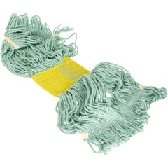 369472B09 Flo-Pac® Small Looped-End Mop With Yellow Band  - Green