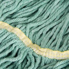 369472B09 Flo-Pac® Small Looped-End Mop With Yellow Band  - Green