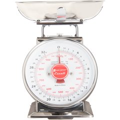 SCDLB2 DIAL SCALE WITH BOWL 2 LB / 1 KG.  - Chrome