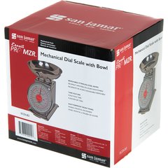 SCDLB2 DIAL SCALE WITH BOWL 2 LB / 1 KG.  - Chrome