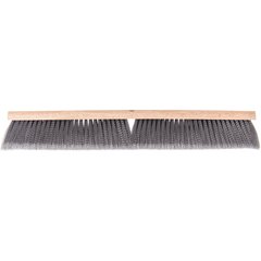 4501423 Flagged Bristle Hardwood Push Broom Head (Handle Sold Separately) 24" - Gray