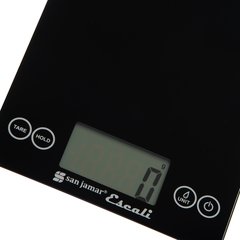 SCDG15BK GLASS DIGITAL SCALE 15 LLB / 7 KG - BLACK  - Black