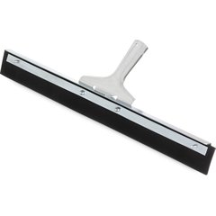 361201800 Straight Blade Black Rubber With Metal Frame 18" - Black
