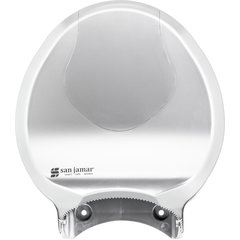 R2070SS Summit Single 9" Jumbo Bath Tissue Dispenser, 3.25" core, Stainless Steel  - Black