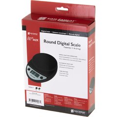 SCDG11BK DIGITAL SCALE 11 LB / 5 KG - BLACK (OPTNL POWER AD  - Black