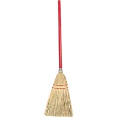 368100 Corn Lobby Broom 33" - Red