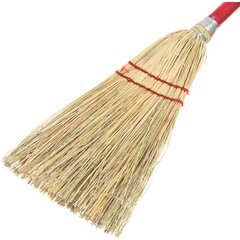 368100 Corn Lobby Broom 33" - Red