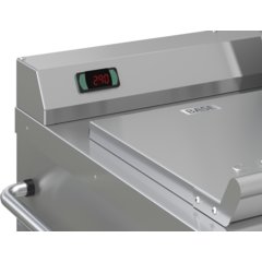 DXPSBH2P Dinex® Colossus Plate Heater - 2 Silo 10.00" Plates - Stainless Steel