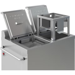 DXPSBH2P Dinex® Colossus Plate Heater - 2 Silo 10.00" Plates - Stainless Steel