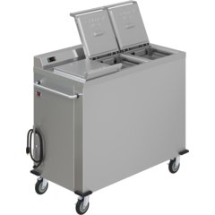 DXPSBH3P Dinex® Colossus Plate Heater - 3 Silo 10.00" Plates - Stainless Steel