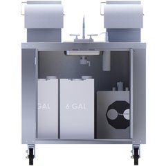 DXPL050114457A Mobile Hand Washing Station - Stainless Steel