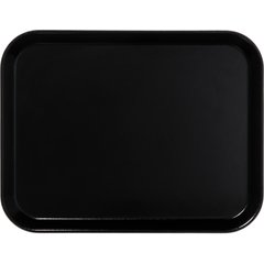 1410FG004 Glasteel™ Solid Rectangular Tray 13.75" x 10.6" - Black