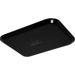 1410FG004 Glasteel™ Solid Rectangular Tray 13.75" x 10.6" - Black