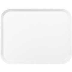 1814FG001 Glasteel™ Fiberglass Tray 18" x 14" - Bone White